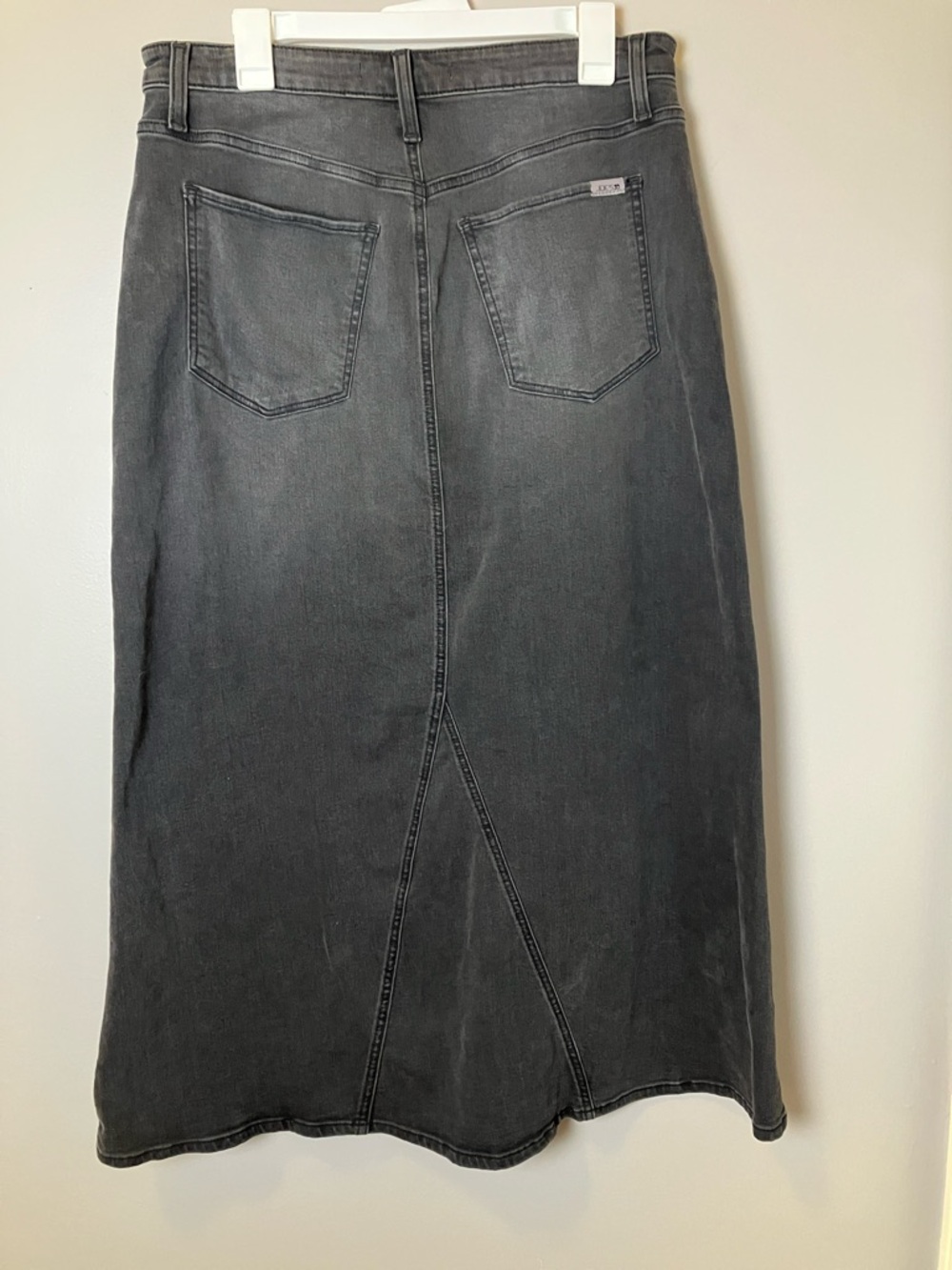 Joe's Women's Black Denim Maxi Skirt Faye Size 31 Grunge Y2K Indie Sleaze - Picture 2 of 4